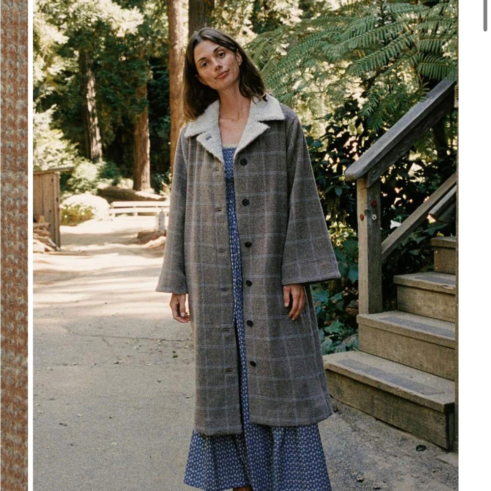 Christy Dawn Eleanor Coat Size Medium Alpaca Blend